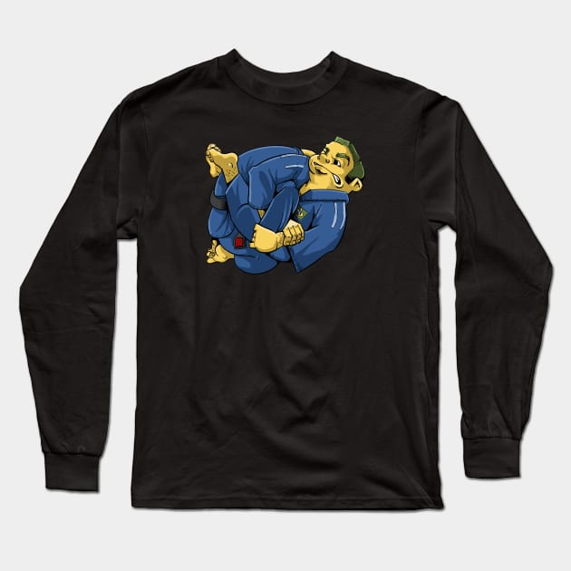 BJJ Kimura Long Sleeve T-Shirt by Black Tee Inc